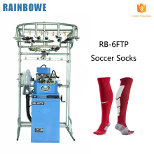 La calcetería computarizada automática que hace la máquina de la máquina que hace punto del calcetín del fútbol del telar jacquar hace calcetines